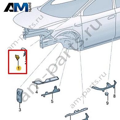Часть стойки А Volkswagen id4/id5 2021-2024 11A864001AКупить часть стойки А 11A864001A для Фольксваген id4/id5 2021-2024- спец. Цена