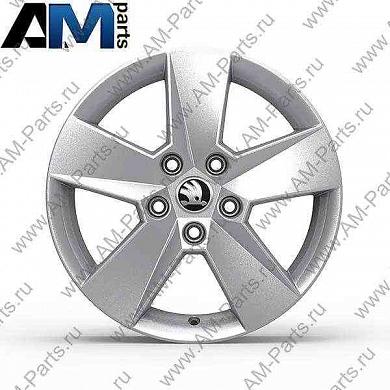 Литой диск R16 Skoda Octavia A7 5E0071496D8Z8