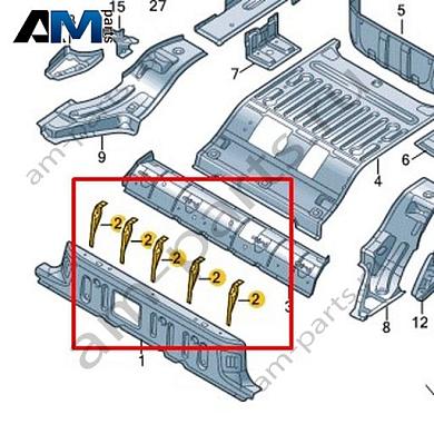 Крепежный элемент Volkswagen id3 2020-2024 1EA802589Купить крепежный элемент 1EA802589 для Фольксваген id3 2020-2024 по минимальной цене