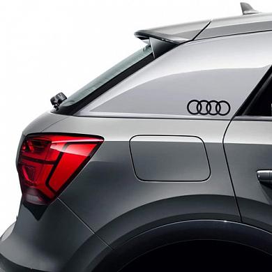 Наклейка на двери AUDI (черная) Ауди А4 В9 (рестайлинг) 8W0064317E