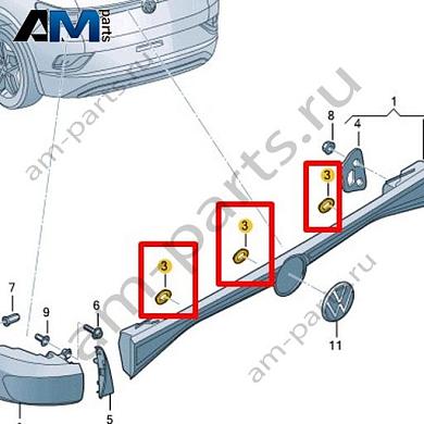 Крепежный элемент Volkswagen id4/id5 2021-2024 11A945179AКупить крепежный элемент 11A945179A на Фольксваген id4/id5 2021-2024- бесплатная доставка