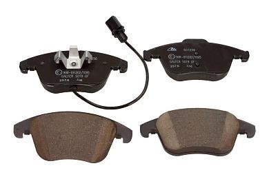 Комплект передних тормозных колодок ATE 13.0460-7256.2 на Audi A4 (B8) рестайлинг