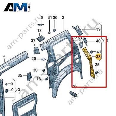 Усилитель канала уплотнителя Volkswagen id-Buzz 2023-2024 1T3813333AКупить усилитель канала уплотнителя 1T3813333A Фольксваген id-Buzz 2023-2024 по минимальной цене