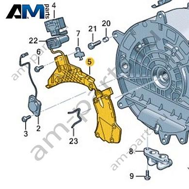 Датчик угла поворота VAG 0DK907125DКупить датчик угла поворота 0DK907125D для Фольксваген/Ауди/Шкода- спец. Цена