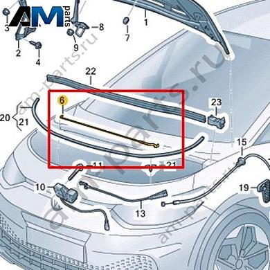 Опора капота Volkswagen id3 2020-2024 10A823363AКупить опору капота 10A823363A на Фольксваген id3 2020-2024- спец. Цена
