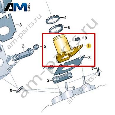 Сильфон VAG 06M253082FКупить сильфон 06M253082F для Фольксваген/Ауди/Шкода- выгодные цены
