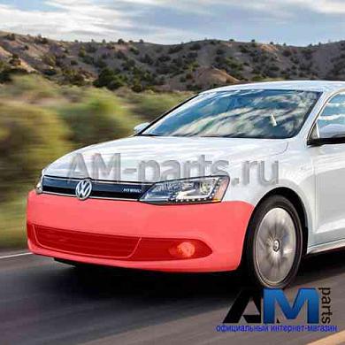 Передний бампер с омывателем фар и парктроником Jetta (грунт) 5C6807217HGRU