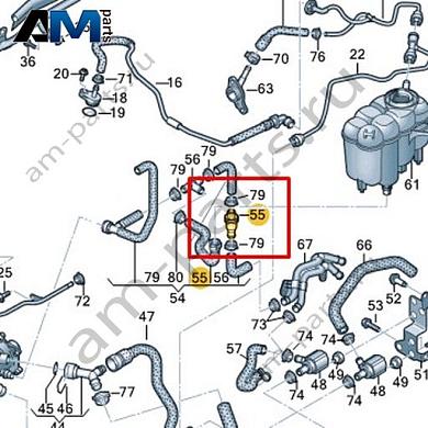 Термостат VAG 1K0121113BКупить термостат 1K0121113B на Фольксваген/Ауди/Шкоду- спец. Цена