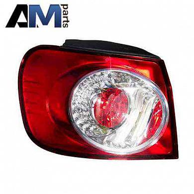 Фонарь задний снаружи левый Гольф Плюс 2009-н.в. 5M0945095S