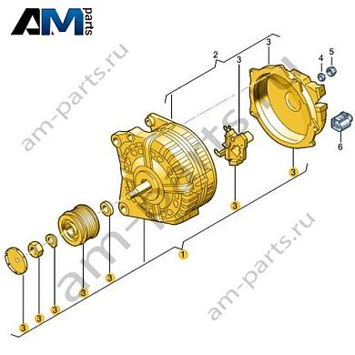 Генератор VAG 04C903023EКупить генератор 04C903023E Фольксваген/Ауди/Шкода- бесплатная доставка