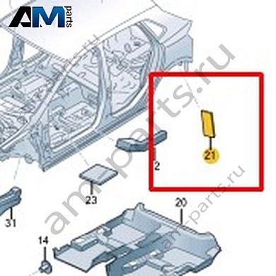 Шумоизоляция колесной арки Volkswagen Taigo 2022-2024 2G6863814Купить шумоизоляцию колесной арки 2G6863814 для Фольксваген Тайго 2022-2024- гарантия наличия