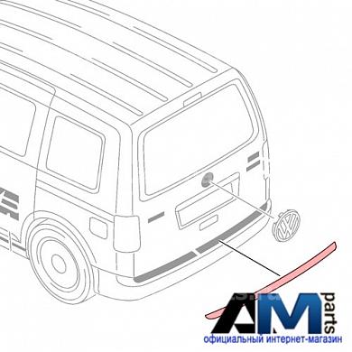 Декоративная накладка крышки багажника Caddy 2K5853443041