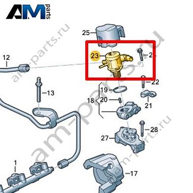 Топливный насос VAG 0XW127027Купить топливный насос 0XW127027 на Фольксваген/Ауди/Шкоду- выгодные цены