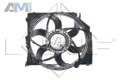 Радиатор охлаждения двигателя (NRF) 47216 для BMW X3 E83 2006-2010 2.0i