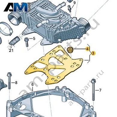 Несущая пластина VAG 04L145791Купить несущую пластину 04L145791 на Фольксваген/Ауди/Шкоду- акция