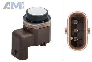 Датчик парковки передний (6PX358141321) HELLA для Volkswagen Passat B7 (2010-2016)
