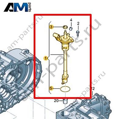 Механизм переключения VAG 0A8301230PКупить механизм переключения 0A8301230P для Фольксваген/Ауди/Шкода- акция