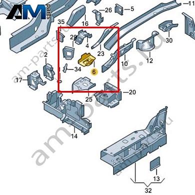 Крепление подрамника Volkswagen id-Buzz 2023-2024 1N3801771Купить крепление подрамника 1N3801771 Фольксваген id-Buzz 2023-2024- выгодные цены