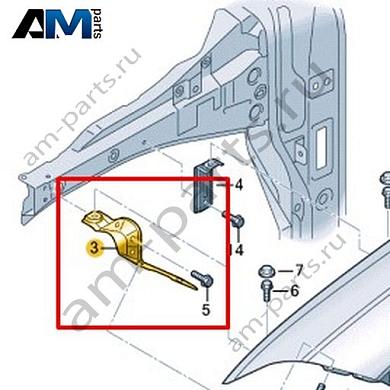 Распорка Volkswagen Taigo 2022-2024 2G7821136Купить распорку 2G7821136 на Фольксваген Тайго 2022-2024 на выгодных условиях