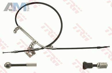 Трос ручного тормоза (GCH428) TRW для Volkswagen Passat B5 (1997-2005)