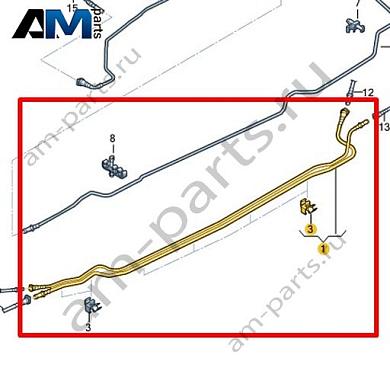 Комплект топливопроводов Volkswagen AMAROK 2017-2022 2H6201080BКупить комплект топливопроводов 2H6201080B Фольксваген Амараок 2017-2022- бесплатная доставка