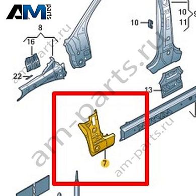 Стойка A Volkswagen T-Roc Cross 2019-2024 2GM809204AКупить стойку A 2GM809204A на Фольксваген Т-рок Кросс 2019-2024- спец. Цена