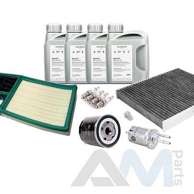 Оригинальный набор для ТО-2/4 Polo V 1.4 с маслом 0W30 (допуск 502/505)