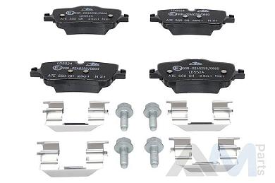 Керамические задние тормозные колодки ATE (13.0470-5524.2) на BMW 3 серии (G20/21) 320d/320dX