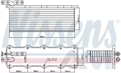 Интеркулер 96318 (NISSENS) для  Skoda Octavia A7 рестайлинг 1.4TSI