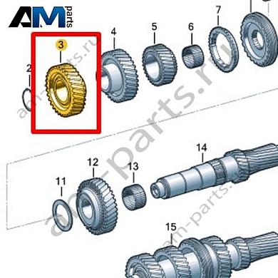 Шестерня VAG 0CB311348AКупить шестерню 0CB311348A на Фольксваген/Ауди/Шкоду на выгодных условиях