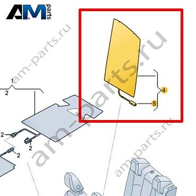 Нагревательный элемент спинки сиденья Volkswagen id4/id5 2021-2024 11A963557Купить нагревательный элемент спинки сиденья 11A963557 на Фольксваген id4/id5 2021-2024- гарантия наличия