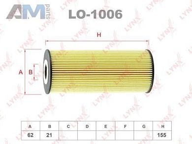 Масляный фильтр LYNX для Crafter 2.5TDI LO-1006