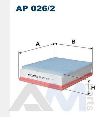 Воздушный фильтр FILTRON (AP026/2)  BMW 3 серия F30 рестайлинг 325d