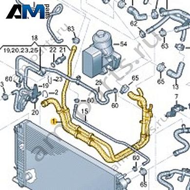 Шланг системы охлаждения Volkswagen Crafter 2012-2016 2E0121049AКупить шланг системы охлаждения 2E0121049A Фольксваген Крафтер 2012-2016 на выгодных условиях