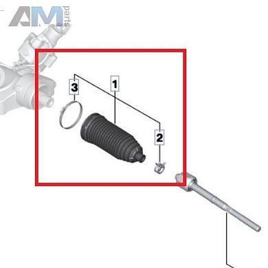 Пыльник рулевой рейки 32106871895 на BMW X4 (G02) 2018-2025