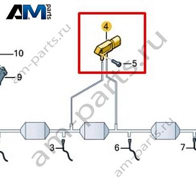 Датчик перепада давления VAG 057906051CКупить датчик перепада давления 057906051C на Фольксваген/Ауди/Шкоду- выгодные цены
