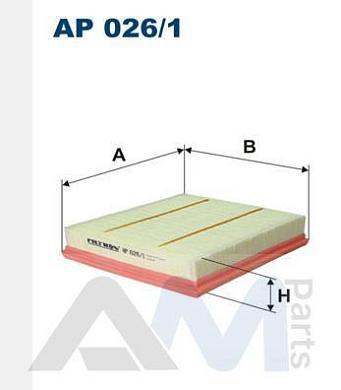 Воздушный фильтр FILTRON (AP026/1) на BMW 1 серия F21 рестайлинг рестайлинг 118i