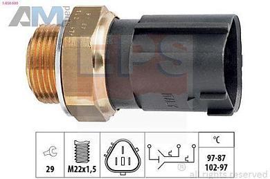 Датчик температуры ОЖ (1850690) EPS для Volkswagen Touareg I (2003-2010)