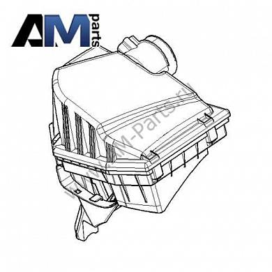 Корпус воздушного фильтра 13713448999 на BMW E83 2.5si