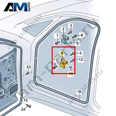 Петля двери Volkswagen id4/id5 2021-2024 11A831402Купить петлю двери 11A831402 Фольксваген id4/id5 2021-2024- минимальная цена