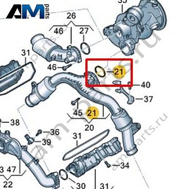 Уплотнитель VAG 06M133026DКупить уплотнитель 06M133026D для Фольксваген/Ауди/Шкода на выгодных условиях
