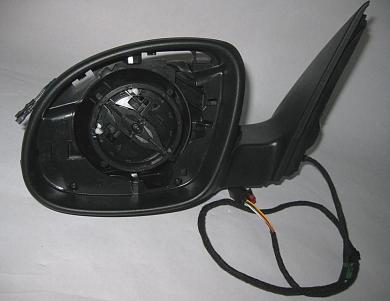 Корпус левого зеркала наружный Тигуан (2007-2011) 5N1857507Q9B9