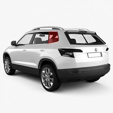 Стекло заднее левое (треугольное) Шкода Карок 57A845297LNVB