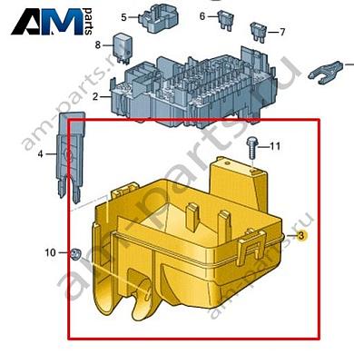Корпус центральный блока электрооборудования Volkswagen id3 2020-2024 1EA907361AКупить корпус центральный блока электрооборудования 1EA907361A для Фольксваген id3 2020-2024 на выгодных условиях