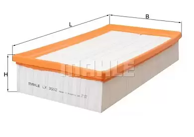 Воздушный фильтр KNECHT LX3502 на Audi Q3 (2018-2026) 2.0TFSI