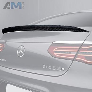 Спойлер крышки багажника AMG карбон на Mercedes GLC Coupe 2016-2023 A2537901600