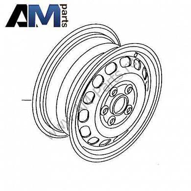 Колсный диск стальной для Volkswagen Caddy 2K3601027091Купить оригинальный колсный диск стальной Volkswagen Caddy 2K3601027091- Выгодные условия