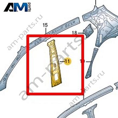 Усилитель стойки В Volkswagen T-Roc Cross 2019-2024 2GM809444AКупить усилитель стойки В 2GM809444A на Фольксваген Т-рок Кросс 2019-2024- акция
