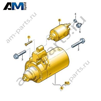 Стартер VAG 057911022Купить стартер 057911022 для Фольксваген/Ауди/Шкода по минимальной цене