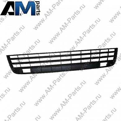 Решетка бампера центральная Volkswagen Touareg (2011-2014) (черная) 7P6853671A9B9